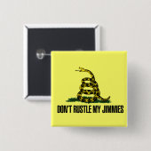 Dat heeft mijn Jimmies echt verrast. Vierkante Button 5,1 Cm (Voorkant /achterkant)