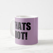 Dat heet! Je niet! Excellentie in Good Grammar Koffiemok (Voorkant links)