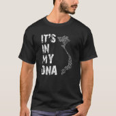  dat het in mijn DNA Vietnam overzichtskaart staat T-shirt (Voorkant)