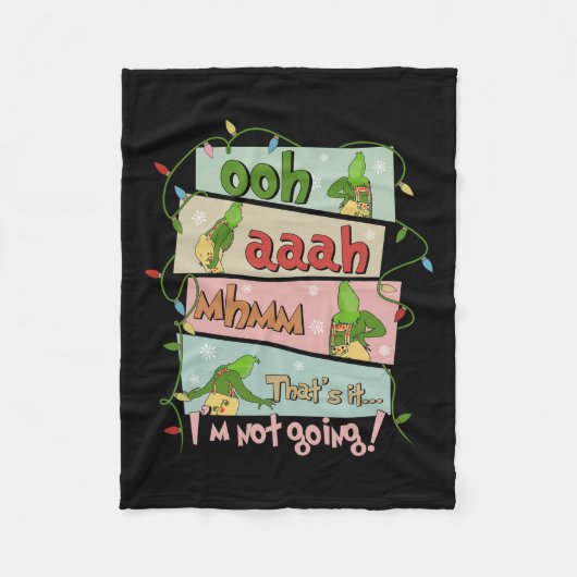 Dat het niet gaat kerst kerstverlichting familie fleece deken (Voorkant)