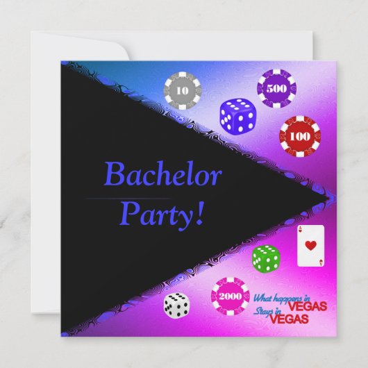 DAT HOE IK BACHELOR-INVITATIgradiënt ROL Kaart (Voorkant)