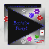 DAT HOE IK BACHELOR PARTIJINVITATIE VERPLETTEREN KAART (Voorkant / Achterkant)