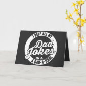 dat ik al m'n vaders snoep in een pap heb. kaart (Gele Bloem)