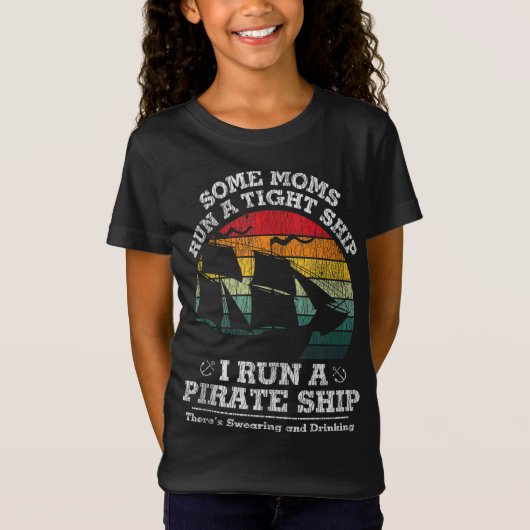  dat ik een piraatschip runde... t-shirt (Voorkant)