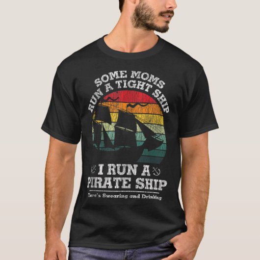dat ik een piraatschip runde... t-shirt (Voorkant)