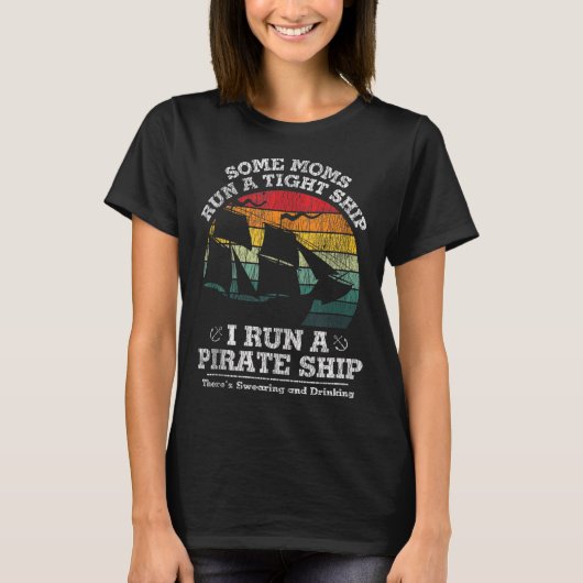 dat ik een piraatschip runde... t-shirt (Voorkant)