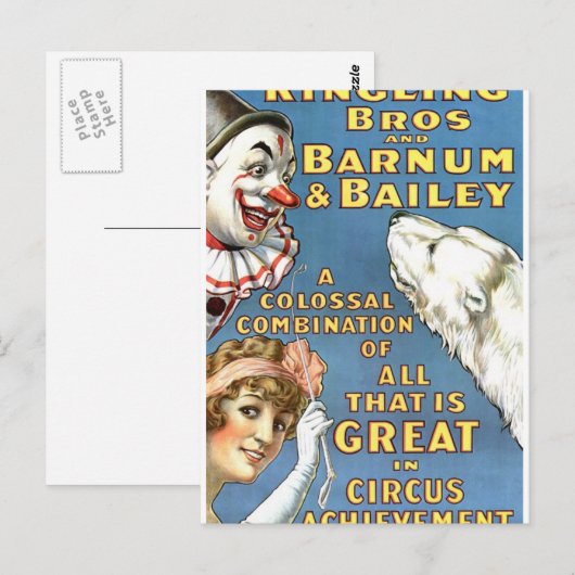 Dat is allemaal geweldig in Circus Achievement Briefkaart (Voorkant / Achterkant)