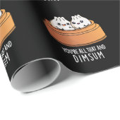 Dat is alles en Dimsum Funny Food Pun Dark BG Cadeaupapier (Rol Hoek)