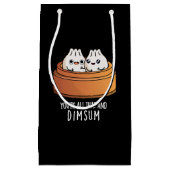 Dat is alles en Dimsum Funny Food Pun Dark BG Klein Cadeauzakje (Voorkant)