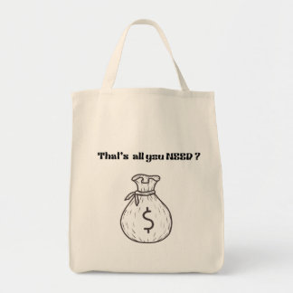 Dat is alles wat je nodig hebt Canvas tas