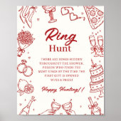 Dat is Amor Italiaans Bruiloftsfeest Ring Hunt Spe Poster (Voorkant)