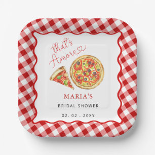 Dat is Amor Italiaans Pizza Feest Bruidsborrel  Papieren Bordje