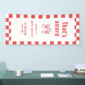 Dat is Amor Welkom Banner, Italiaanse Bruidsuitnod Spandoek (Beurs)