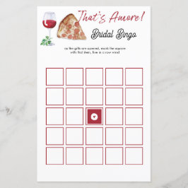 Dat is Amore Bingo Vrijgezellenfeest Game