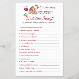 Dat is Amore Bingo Vrijgezellenfeest Game Flyer