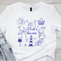 Dat is Amore Blauwe Coquette Strik Italiaanse Zome