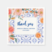 Dat is Amore bloemenzomer Vrijgezellenfeest Servet (Voorkant)