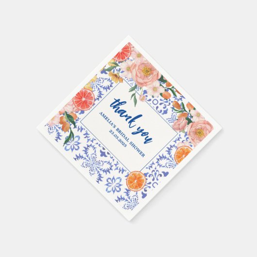 Dat is Amore bloemenzomer Vrijgezellenfeest Servet (Hoek)