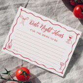 Dat is Amore Bridal Showe Date Night Ideas Kaart