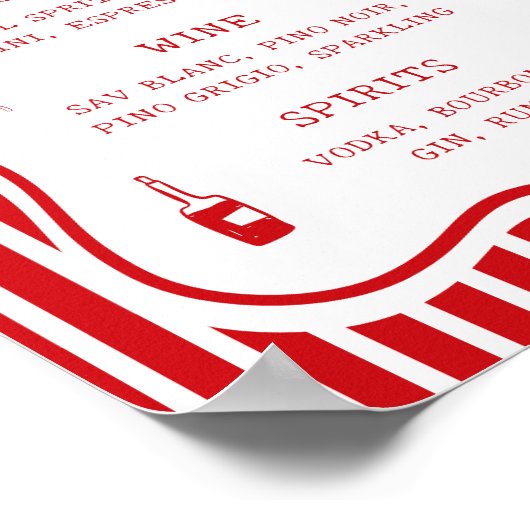 Dat is Amore Bruidsfeest Bar Poster (Hoek)