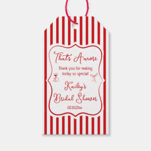 Dat is Amore Bruidsfeest Bedankt Cadeaulabel