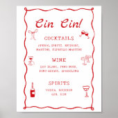 Dat is Amore Bruidsfeest Cin Cin Bar Poster (Voorkant)