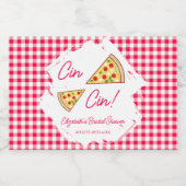 Dat is Amore Bruidsmeisje Feest Sparkling Wijnetiket (Enkel label)