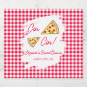 Dat is Amore Bruidsmeisjesfeest Sparkling Wijnetiket (Enkel label)