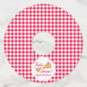 Dat is Amore Bruidsmeisjesfeest Wijnglaslabel (Voorkant)