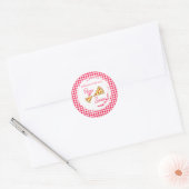 Dat is Amore Bruidssalon Pizzasaus Ronde Sticker (Envelop)