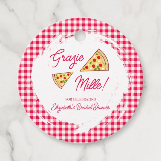 Dat is Amore Bruidsuitnodiging Bedankjes Labels (Voorkant)