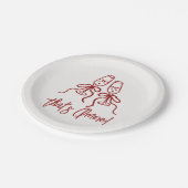Dat is Amore Bruidsuitnodiging Papieren Bordje (Gekanteld)