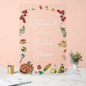 Dat is amore Bruiloft Bridal Shower welkomstbord Acryl Bord (Huwelijk)