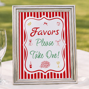 Dat is Amore Bruiloft Feest Favorieten Poster