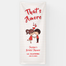 Dat is Amore Bruiloft Feestelijke Welkomstbanners,