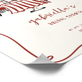 Dat is Amore Bruiloftsborrel Welkom Poster  (Hoek)