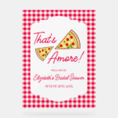 Dat is amore bruiloftsfeest acryl bord (Voorkant)