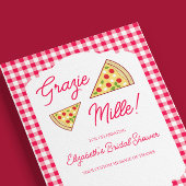 Dat is amore bruiloftsfeest bedankkaart