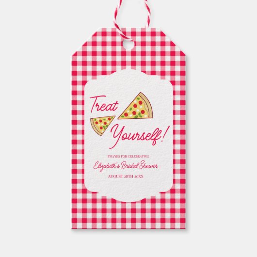 Dat is amore bruiloftsfeest cadeaulabel (Voorkant)