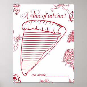 Dat is Amore Bruiloftsfeest een stukje advies Poster