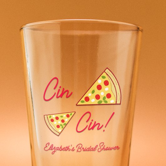 Dat is amore bruiloftsfeest glas
