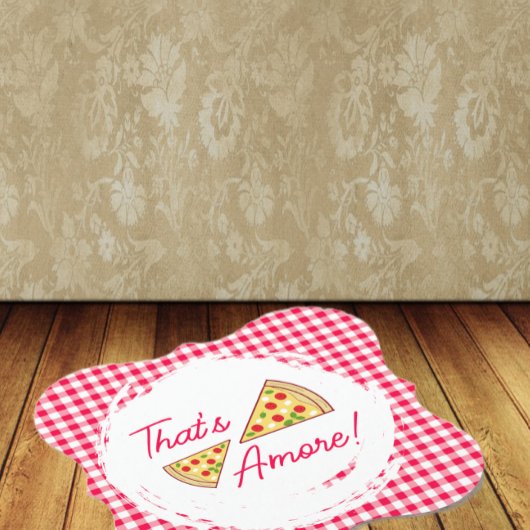 Dat is amore bruiloftsfeest kartonnen onderzetters