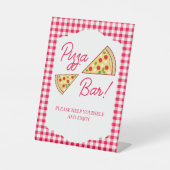 Dat is amore bruiloftsfeest reclamebord met voetstuk (Voorkant)