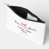 dat is amore bruiloftsfeest roze retro strik boho etui (Open)