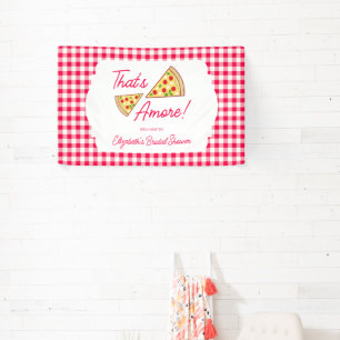 Dat is amore bruiloftsfeest spandoek