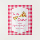 Dat is amore bruiloftsfeest wandkleed (Voorkant)
