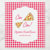 Dat is Amore Bruiloftsfeest Wijn Etiket (Enkel label)