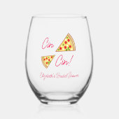 Dat is Amore Bruiloftsfeest Wijnglas Zonder Voet (Voorkant)