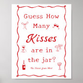 Dat is Amore Bruiloftsshowerspel Raad Hoeveel Poster (Voorkant)