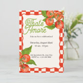 Dat is Amore Bruiloftsuitnodiging Kaart (Staand voorkant)